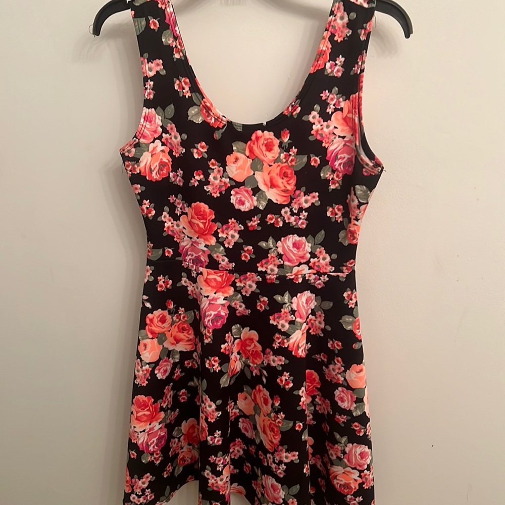 A knee length dress